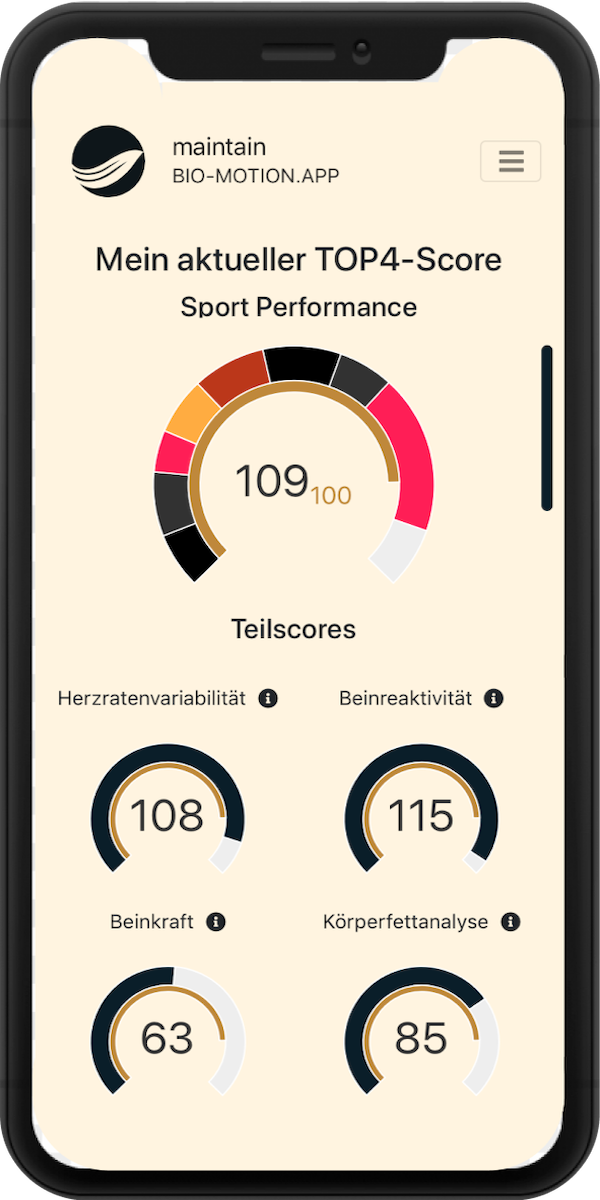 bio-motion-app smartphone app Athletik gesundheit